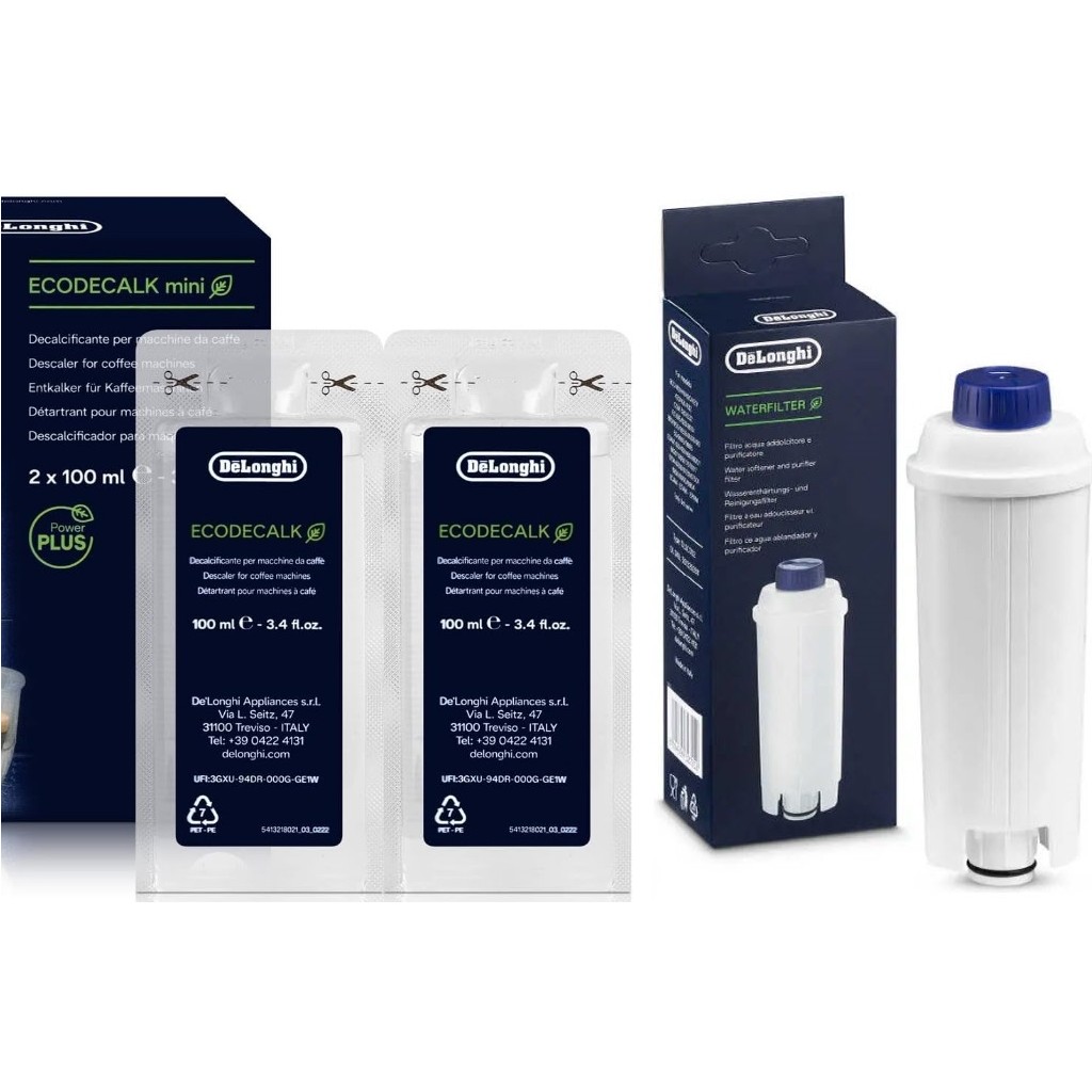 DeLonghi Bakım Kiti Su Filtresi + 2X100ML Kireç Çözücü Solüsyon Deterjan ve Temizlik Ürünleri Fiyatı