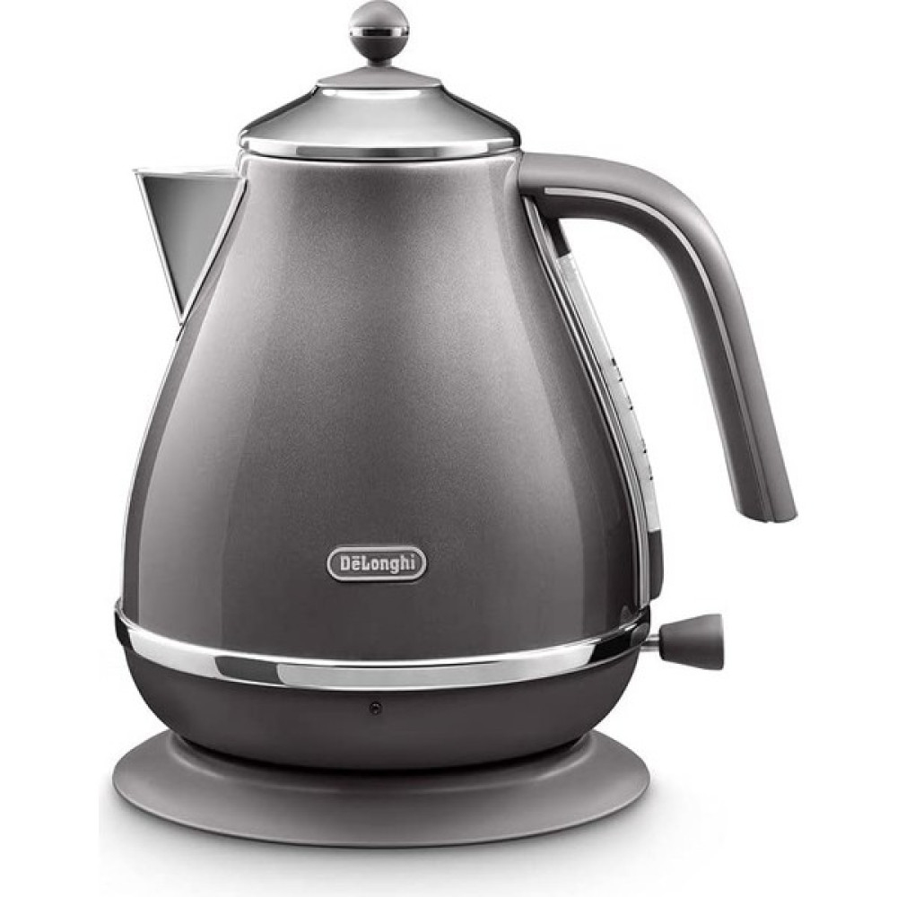 Delonghi De'longhi Icona Vintage KBOT2001.GY Su Isıtıcısı - 1,7 L, Su Seviyesi Göstergeli ve 360° Tabanlı - Paslanmaz Çelik, Krom Detaylı Zarif Ret... Su Isıtıcıları / Kettle Fiyatı