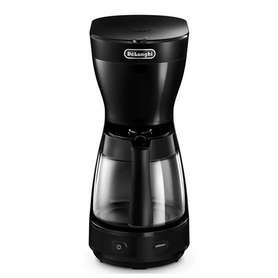 Delonghi ICM16210.BK 1000 W 1250 ml 10 Fincan Kapasiteli Filtre Kahve Makinesi Siyah Kahve Makineleri Fiyatı