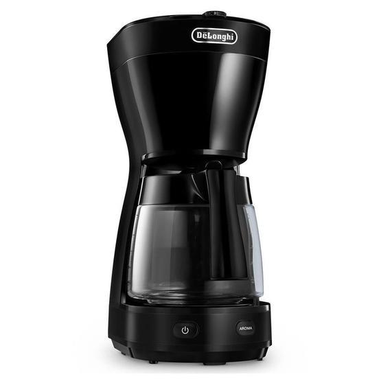 Delonghi ICM16210.BK 1000 W 1250 ml 10 Fincan Kapasiteli Filtre Kahve Makinesi Siyah