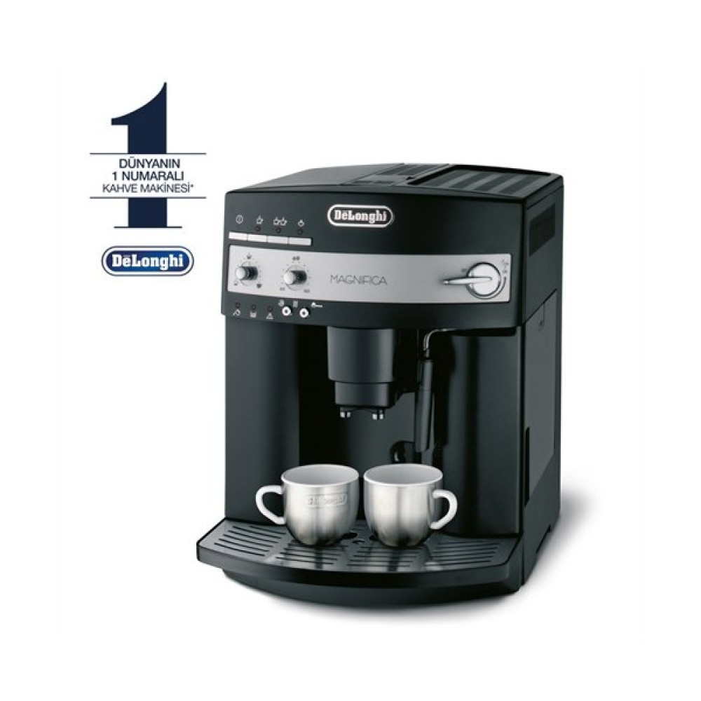 Delonghi Magnıfıca Çekirdekten Fincana Kahve Makinesi ESAM 3000.B Kahve Makineleri Fiyatı