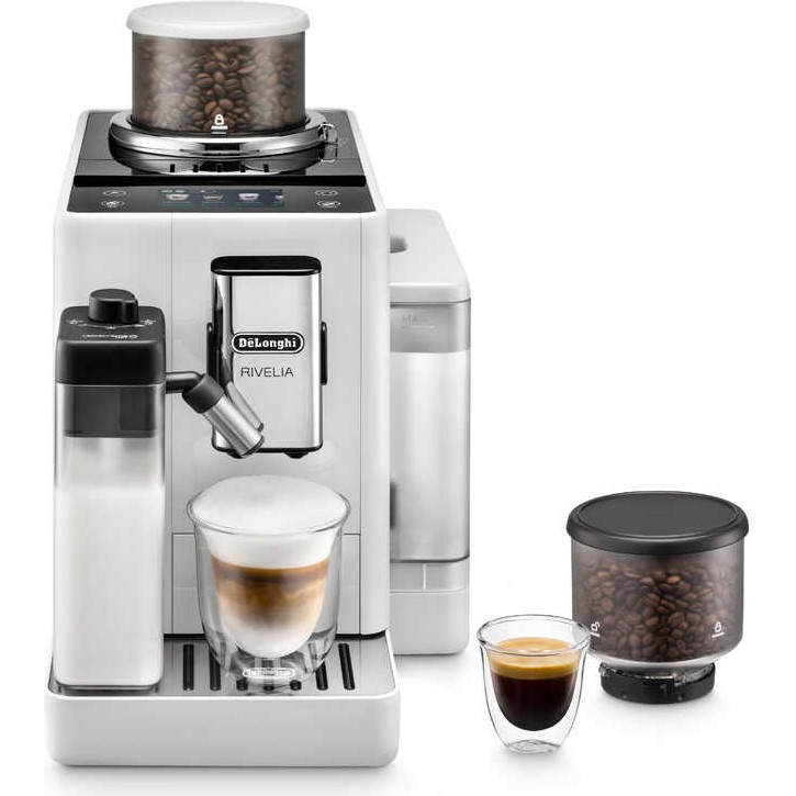 Delonghi Rivelia Serisi EXAM440.55.W Tam Otomatik Kahve Makinesi - Beyaz Kahve Makineleri Fiyatı