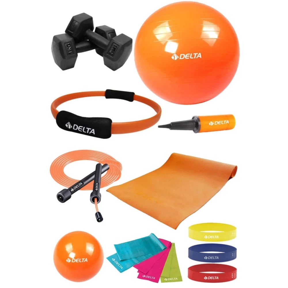 Delta 4 Mm Minderli Ptcs Turuncu Full Pilates Seti ( 65 Cm - 20 Cm) Pilates Aletleri Fiyatı