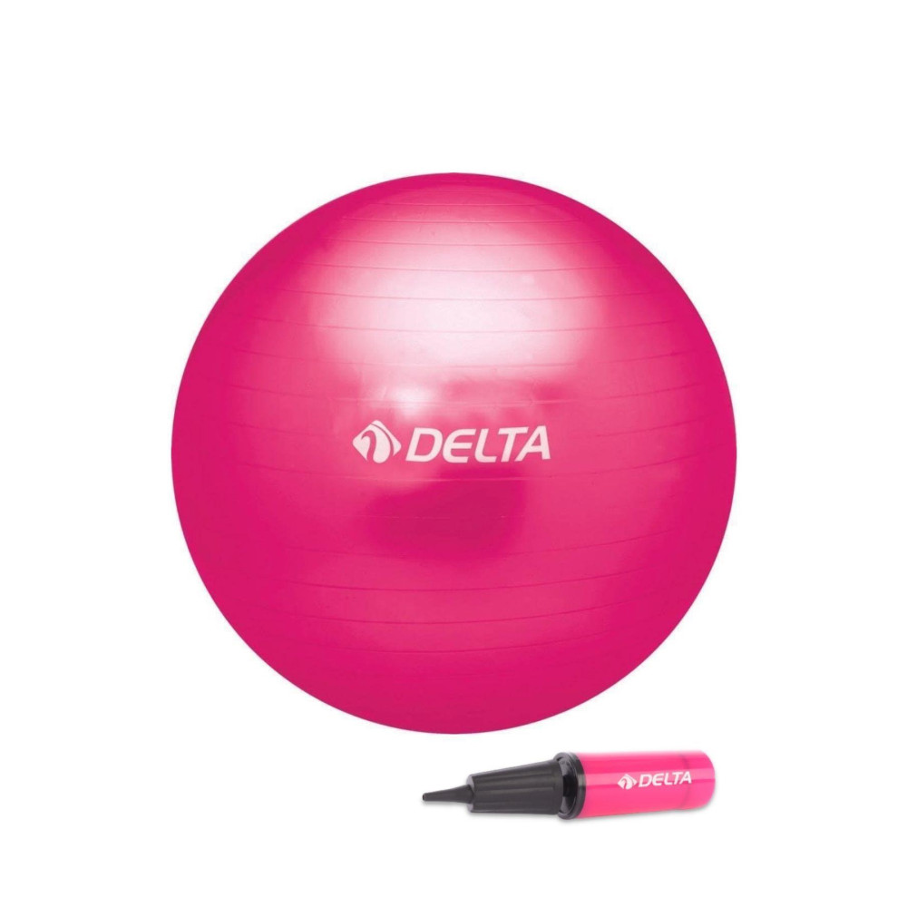 Delta 55 cm Fuşya Deluxe Pilates Topu Ve Çift Yönlü Pompa Seti Pilates Topu Fiyatı