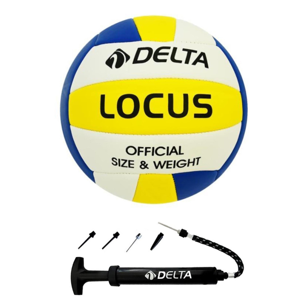 Delta Locus Dikişli 5 Numara Voleybol Topu + Top Pompası Toplar Fiyatı
