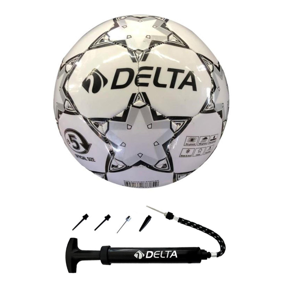 Delta Stapler 5 Numara Dikişli Futbol Topu + Top Pompası Toplar Fiyatı