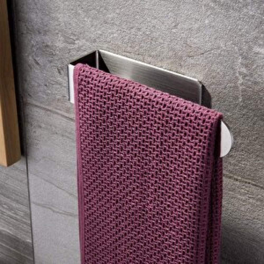 DELTAHOME Paslanmaz Çelik 28cm Havluluk - Yapışkanlı Bant İle Anında Kolay Montaj - Vida YOK Delmek YOK! Havluluk Fiyatı