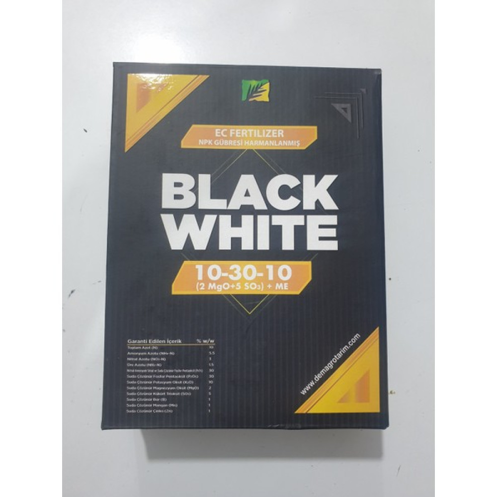 Demagro Black White 10-30-10+2mgo+5so3)+Me 1 kg Npk Toz Gübre Gübre Fiyatı