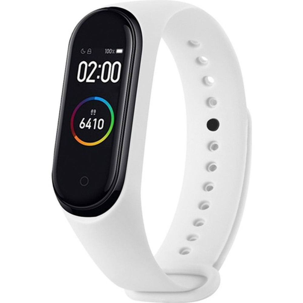 Demakay Xiaomi Mi Band 3 / Mi Band 4 Uyumlu Silikon Kordon - Beyaz Giyilebilir Teknoloji Aksesuarları Fiyatı