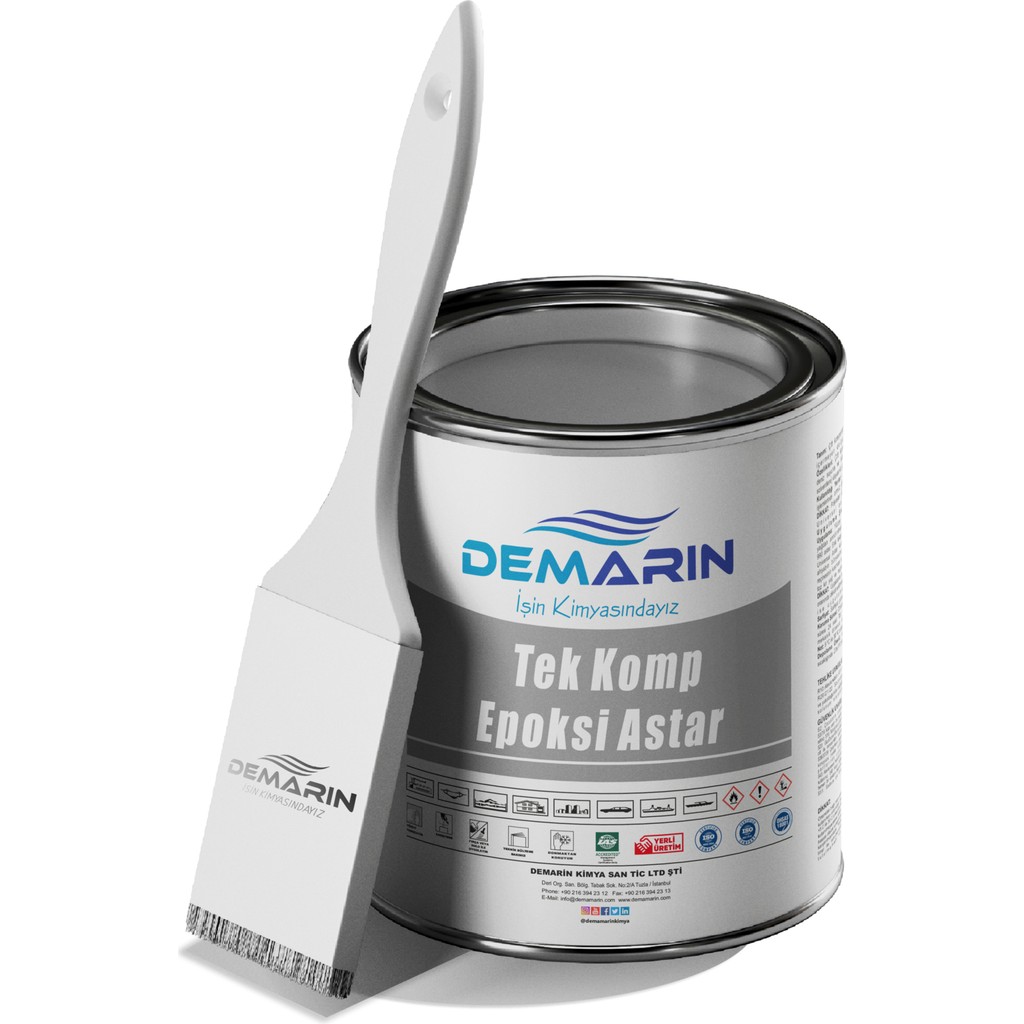 Demarin Tek Bileşenli Koruyucu Epoksi Astar - 3 Kg - 010 - Beyaz Diğer Fiyatı