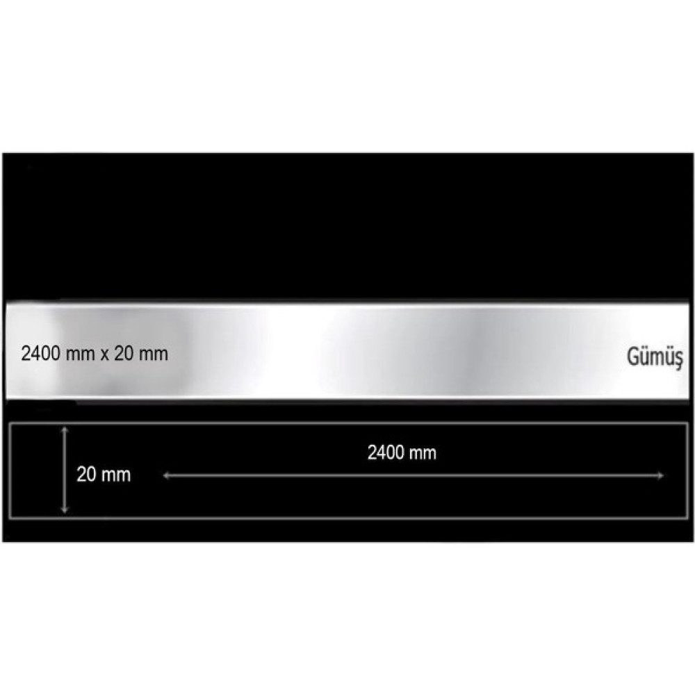 demdekor Dekoratif Aynalı Pleksi Şerit Süs Gümüş 20 Mm X 2400 Mm Mobilya Dolap Süsü 20 Mm Şerit Ev & Dekorasyon Aksesuarları Fiyatı