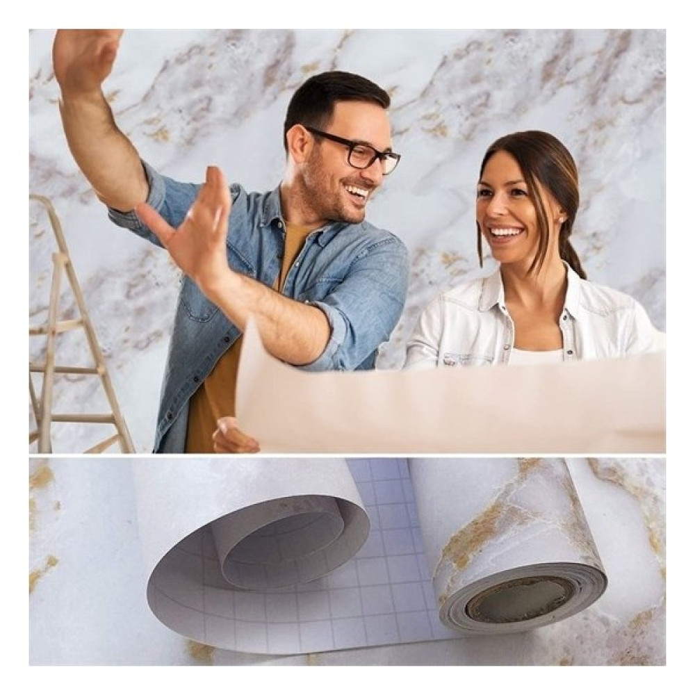 Demdem Go Mermer Desenli Masa Tezgah Mutfak Su Geçirmez Yapışkanlı Folyo Sticker Sarı 5x0,6m - 10 cm - Renkli Yapı Kimyasalları & Yapıştırıcılar Fiyatı