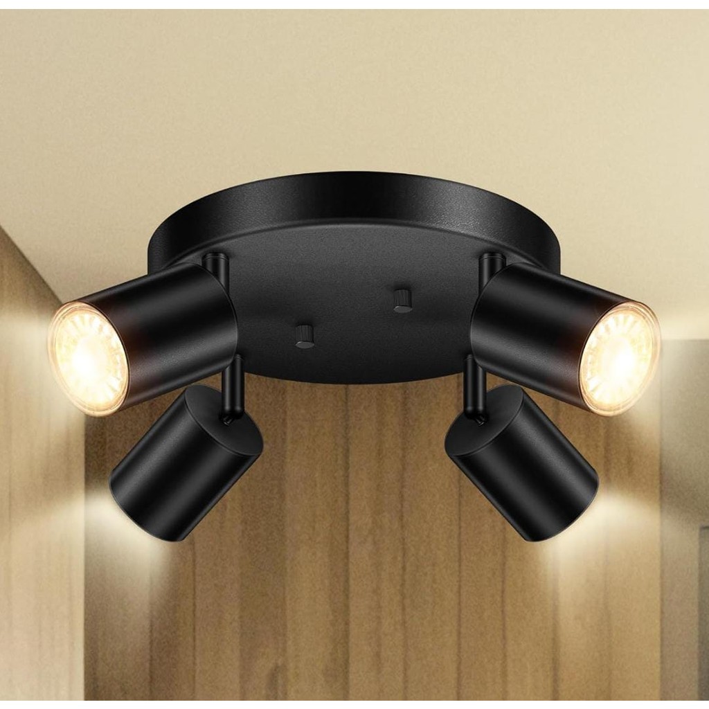 Demet Habek My Lights Demet Habek Mylights Panasonic Gün Işığı LED Ampullü Metal Dörtlü Hareketli. LED Avize LED Spot Avize Fiyatı