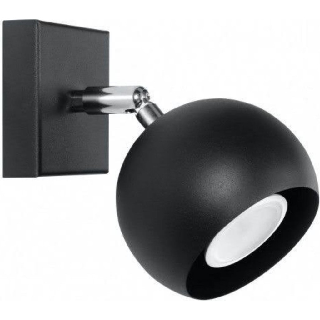Demet Habek My Lights GU10 SİYAH METAL KÜRE KROM KAPLAMA MAFSAL DETALI HAREKETLİ BAŞLIK OSRAM TASARRUFLU LED AMPÜL GÜNIŞIĞI 3000 K RENK SEÇENEKLİ D... Diğer Fiyatı