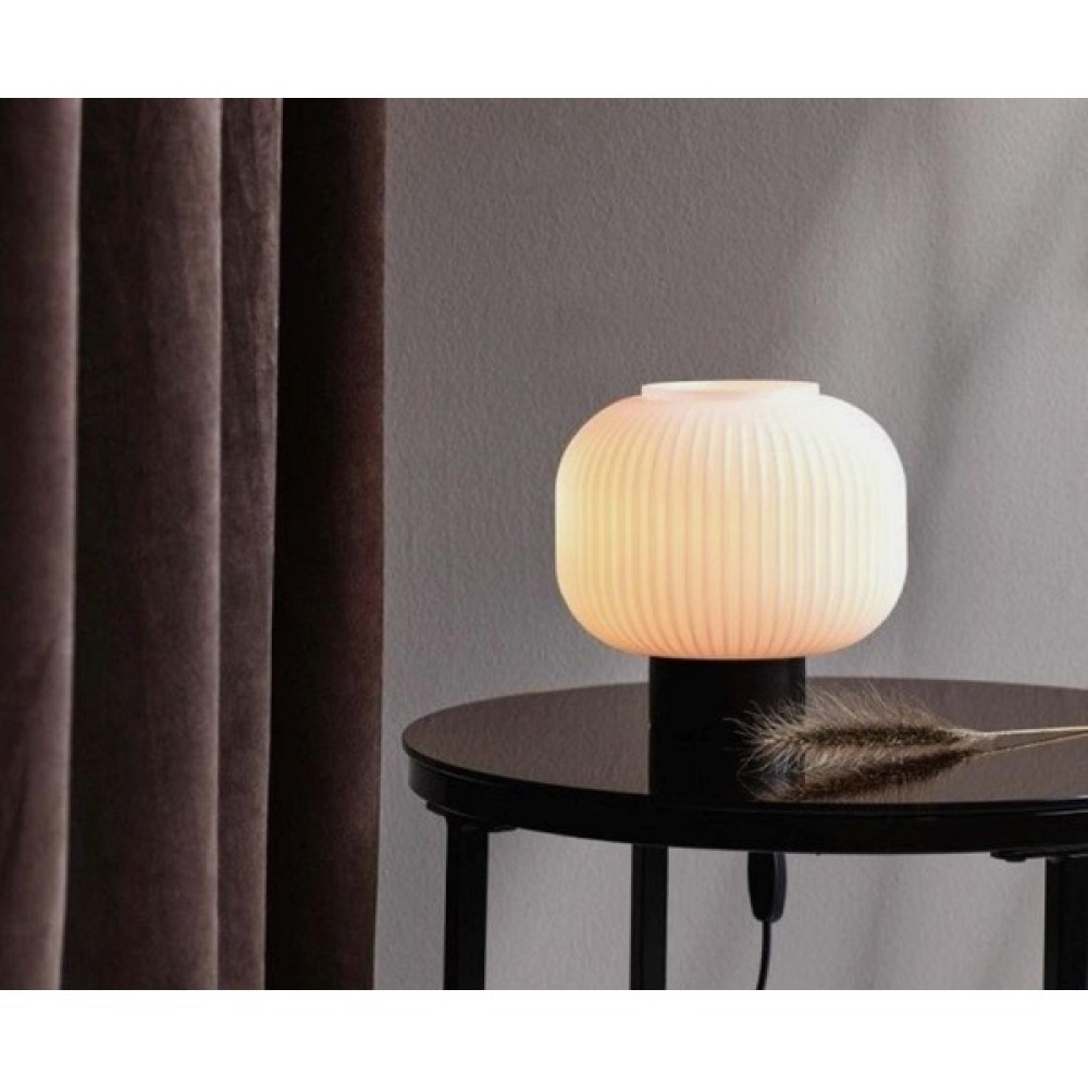 Demet Habek My Lights Mylights 20 cm Başlıklı Masa Abajur Masa Lambası Gece Lambası Yatak Siyah Abajur Genc Odası Yatak Odası Salon Abajur Opal... Abajur Fiyatı