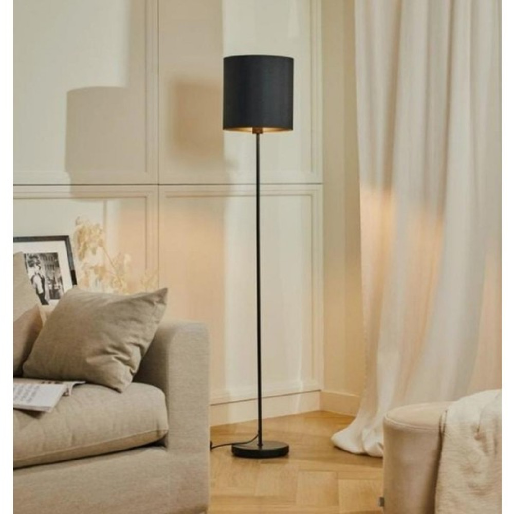 Demet Habek My Lights Mylights Retro Rustik Metal Lambader Köşe Lambası Kumaş Lambader - Siyah Lambader Fiyatı