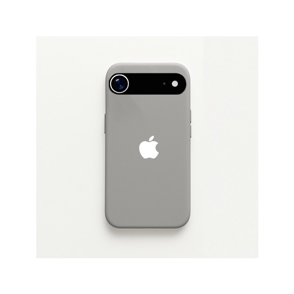 Demina iPhone 17 Air Uyumlu Beyaz Logo Baskılı Içi Kadife Lansman - Gri Cep Telefonu Fiyatı