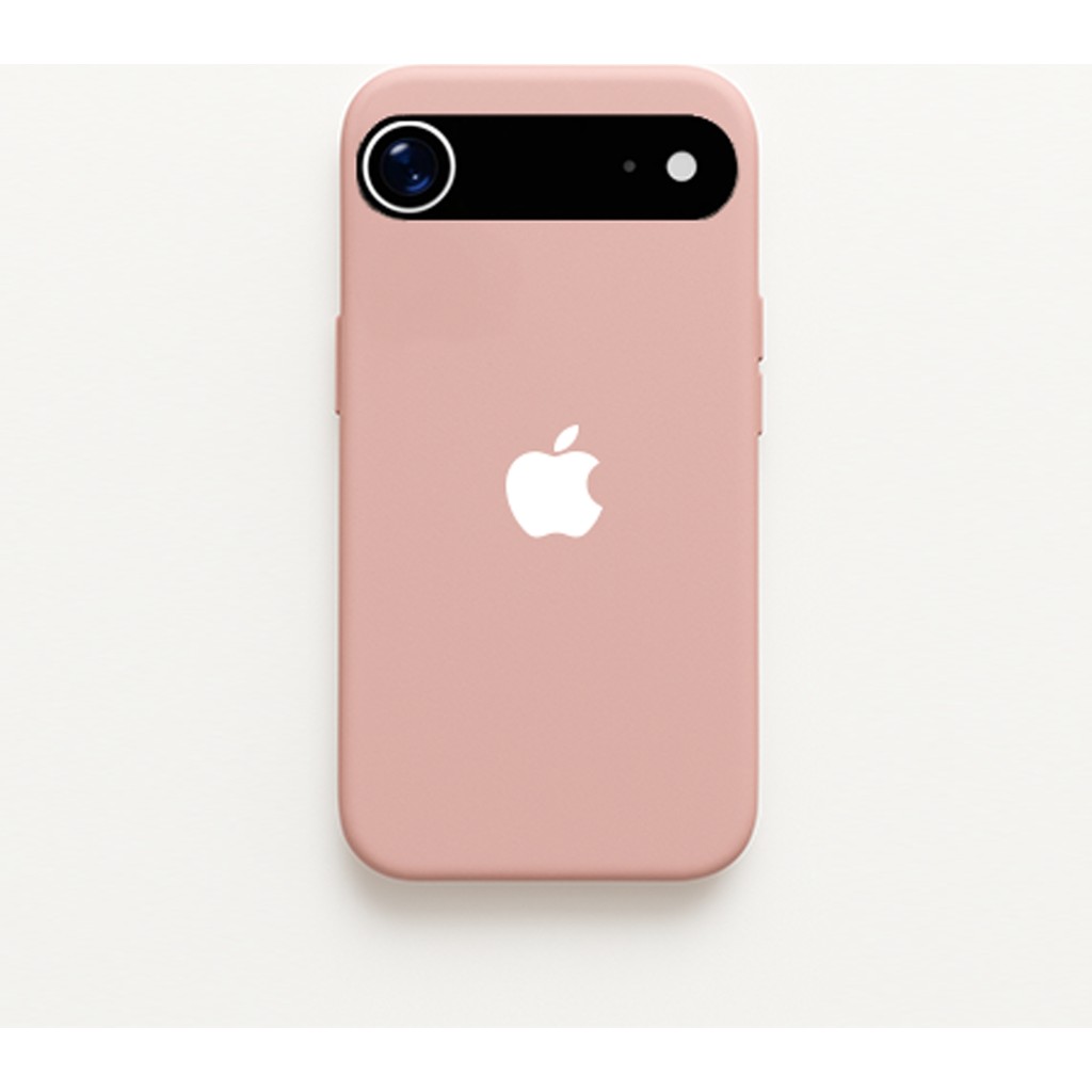 Demina iPhone 17 Air Uyumlu Beyaz Logo Baskılı Içi Kadife Lansman - Pembe Cep Telefonu Fiyatı
