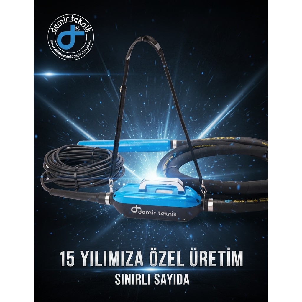 Demir Teknik Beton Vibratörü Kendinden Konvertörlü Dt 220 - 60MM SSD / Solid State Drive Fiyatı