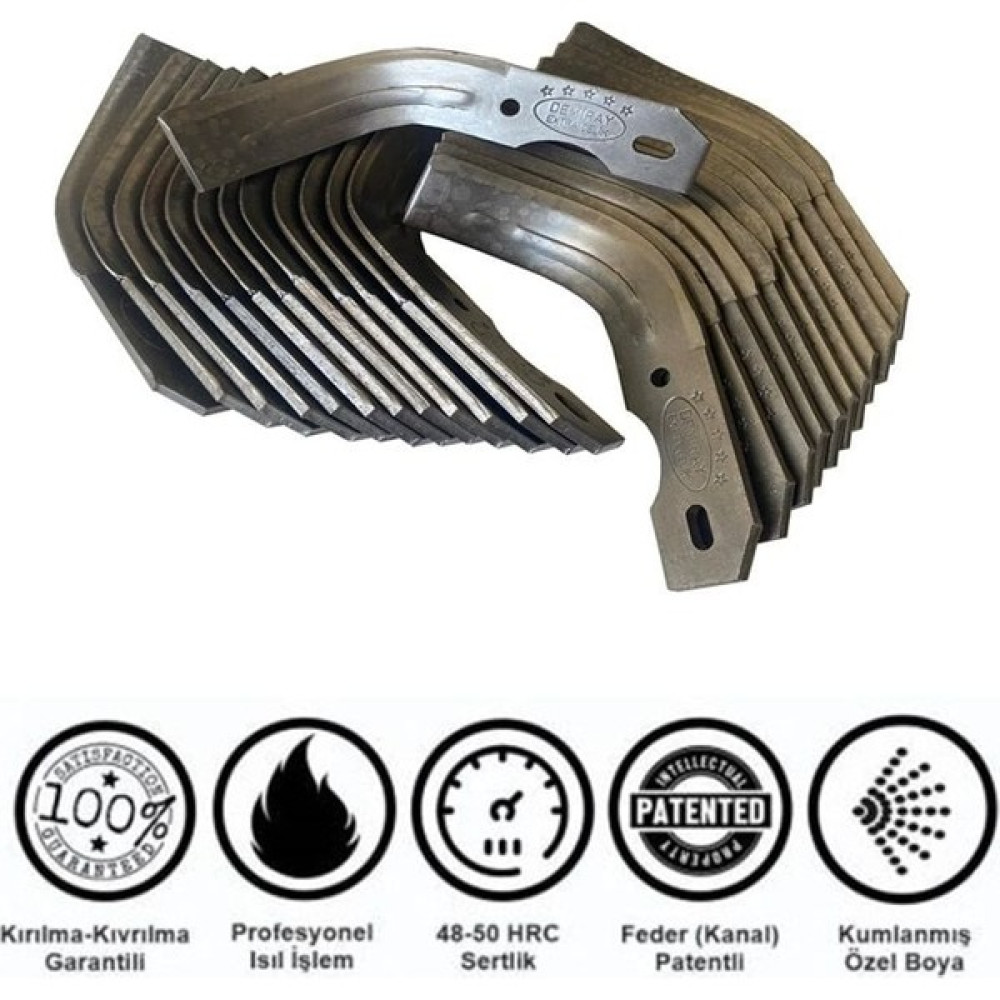 Demiray 10 Hp Motor Için Demiray Federli Süper Çelik Çapa Bıçağı-32 Adet-16 Sağ 16 Sol-Üretici Firma Bahçe Makinesi Aksesuar & Yedek Parça Fiyatı