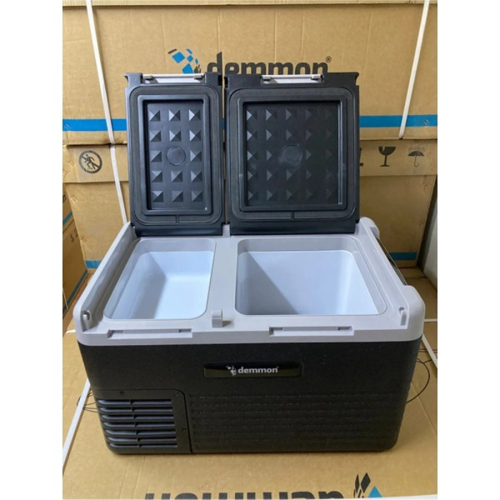 Demmon DEMMON30 Litre Çift Kapaklı-Bölmeli Buzdolabı 12/24V (Tır Kamyon Karavan - Otomobil) - Siyah - 30 lt Oto Buzdolabı Fiyatı