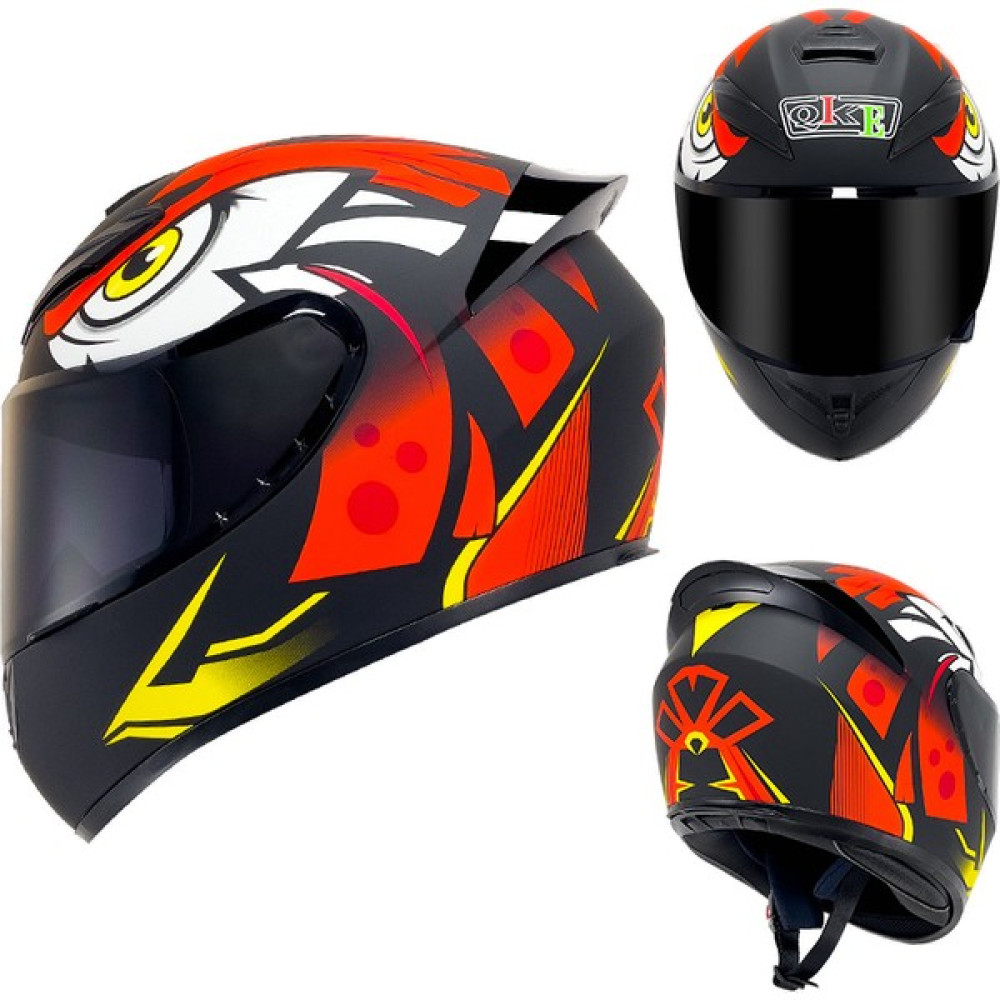Demon Knight01 Motosiklet Kask Erkek ve Kadın Kış Kişilik Elektrikli Araba Kask (Yurt Dışından) - Magenta Motorsiklet Kaskları Fiyatı