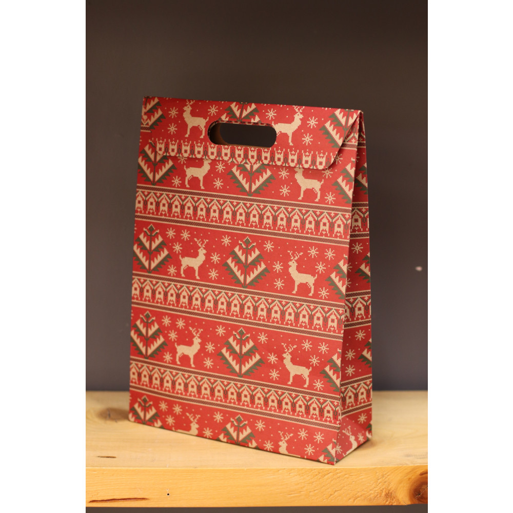 demontecraft Yılbaşı Noel çantası hediye paketi 2 adet 35x25x9 Hediyelik Eşya Fiyatı