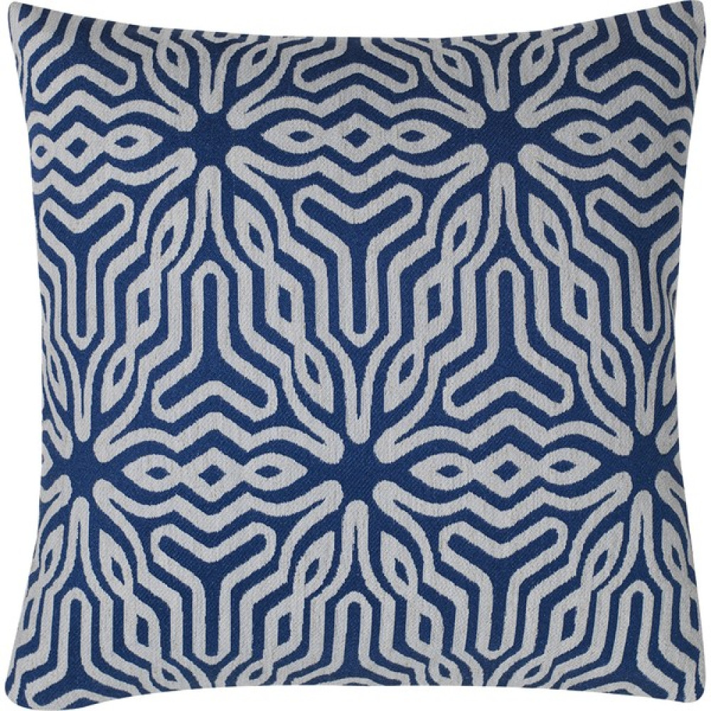 Demor Home Kırlent Kılıfı Botanik Lacivert-beyaz Renk - 40 x 40 cm - Lacivert - Beyaz Kırlent / Mobilya Yastığı Fiyatı