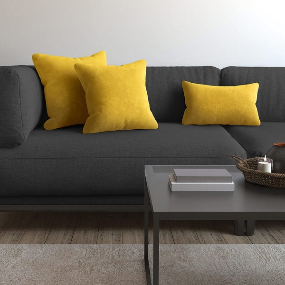 Demor Home Soft Series Acem Lale Sarısı Kırlent, Yastık Kılıfı - 50 x 30 cm - Acem Lalesi Sarısı Kırlent / Mobilya Yastığı Fiyatı