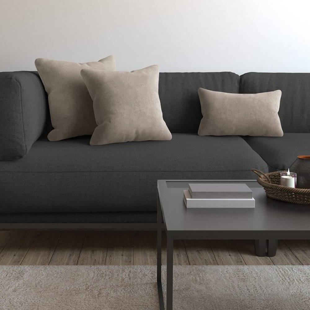 Demor Home Soft Series Çakıl Taşı Rengi Kırlent, Yastık Kılıfı - 50 x 30 cm Kırlent / Mobilya Yastığı Fiyatı