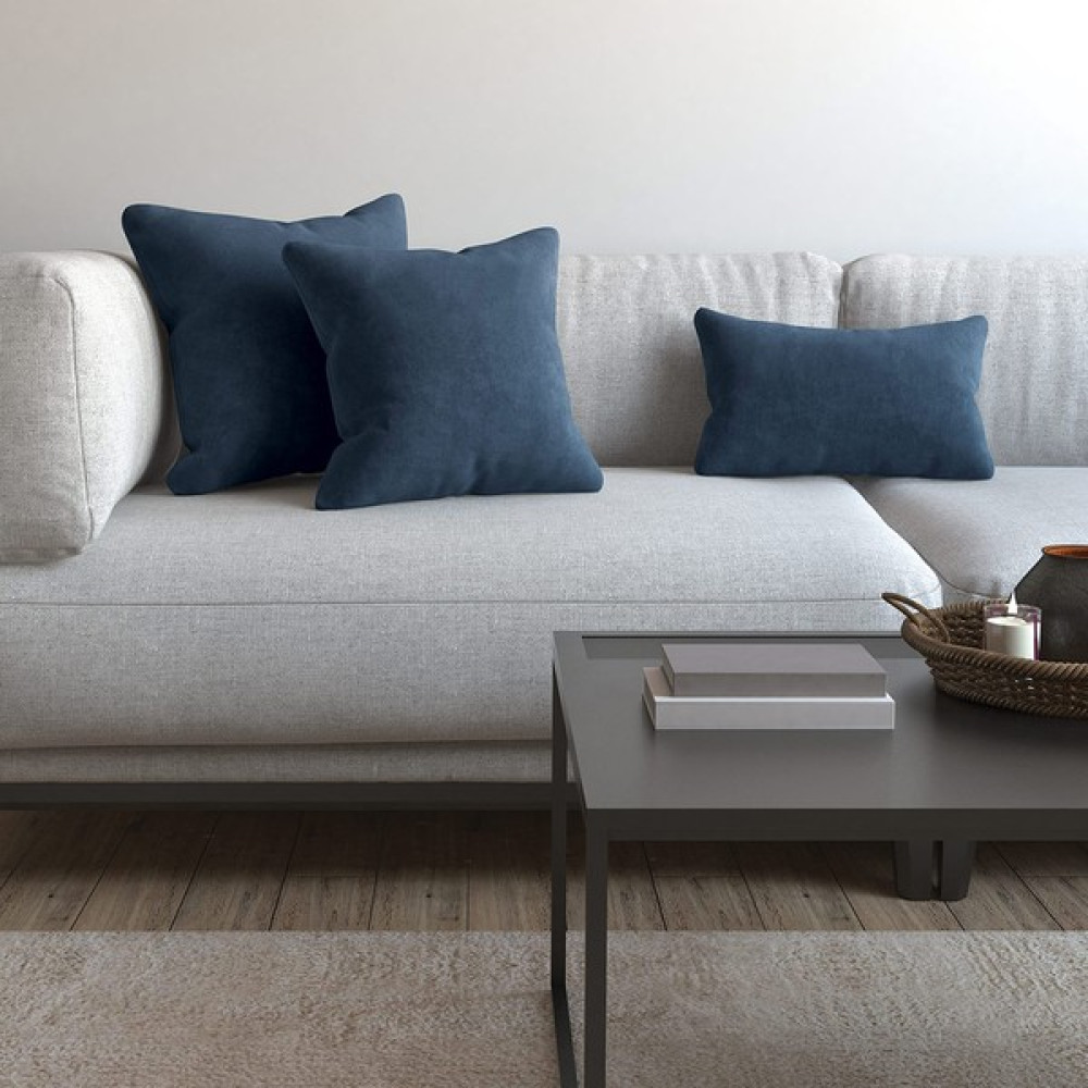 Demor Home Soft Series Güvercin Mavisi Kırlent, Yastık Kılıfı - 50 x 30 cm Kırlent / Mobilya Yastığı Fiyatı