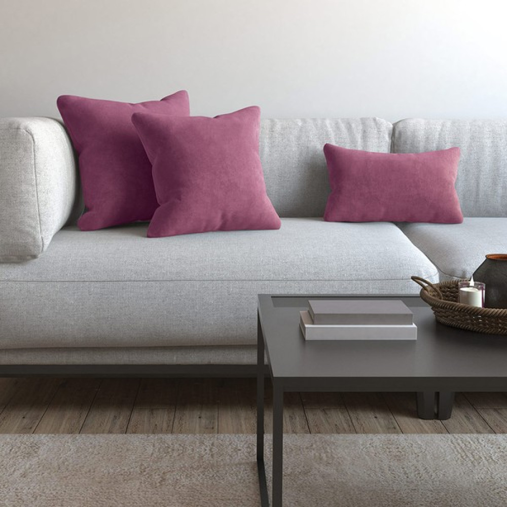 Demor Home Soft Series Lila Rengi Kırlent, Yastık Kılıfı - 40 x 40 cm Kırlent / Mobilya Yastığı Fiyatı