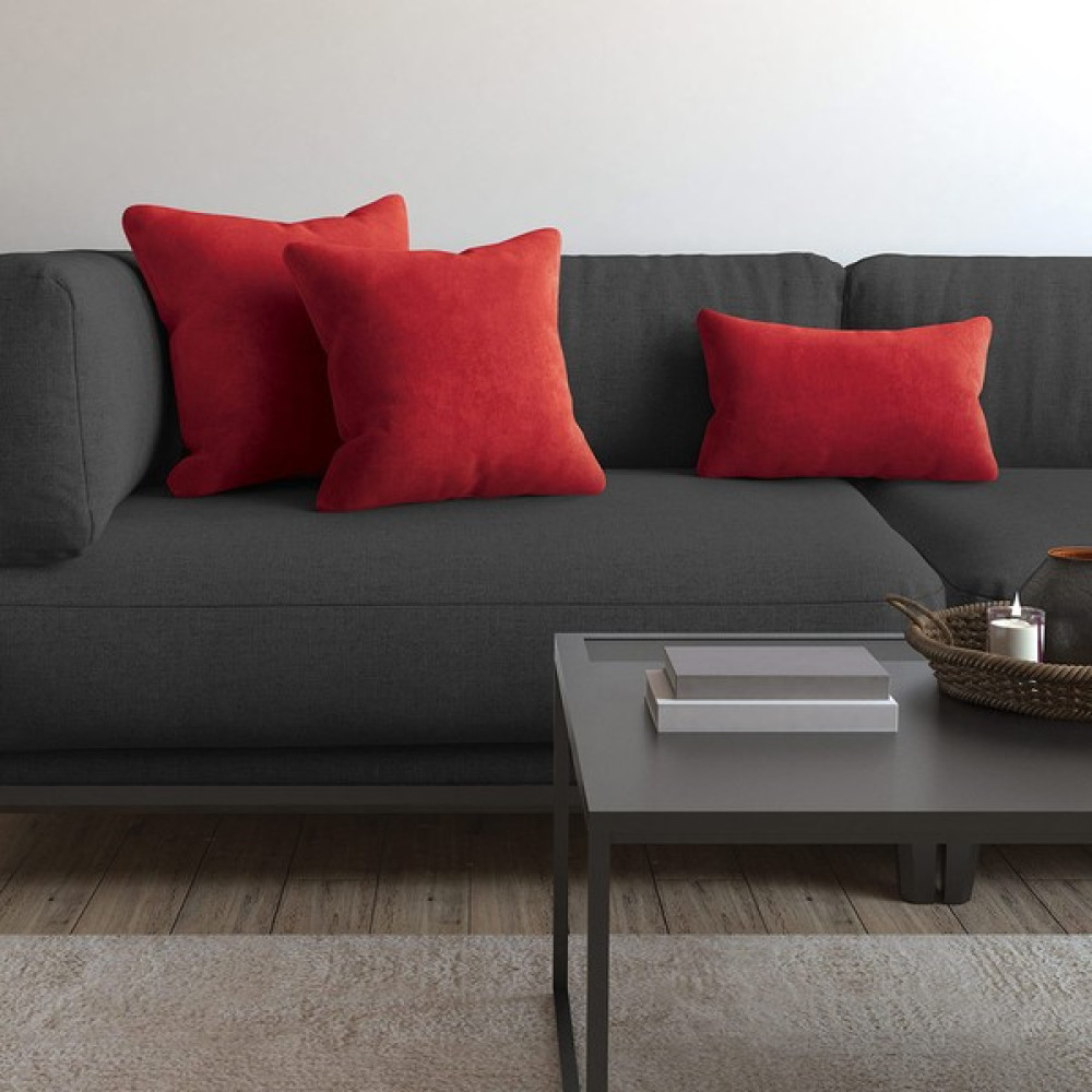 Demor Home Soft Series Saltanat Kırmızısı Kırlent, Yastık Kılıfı - 40 x 40 cm Kırlent / Mobilya Yastığı Fiyatı