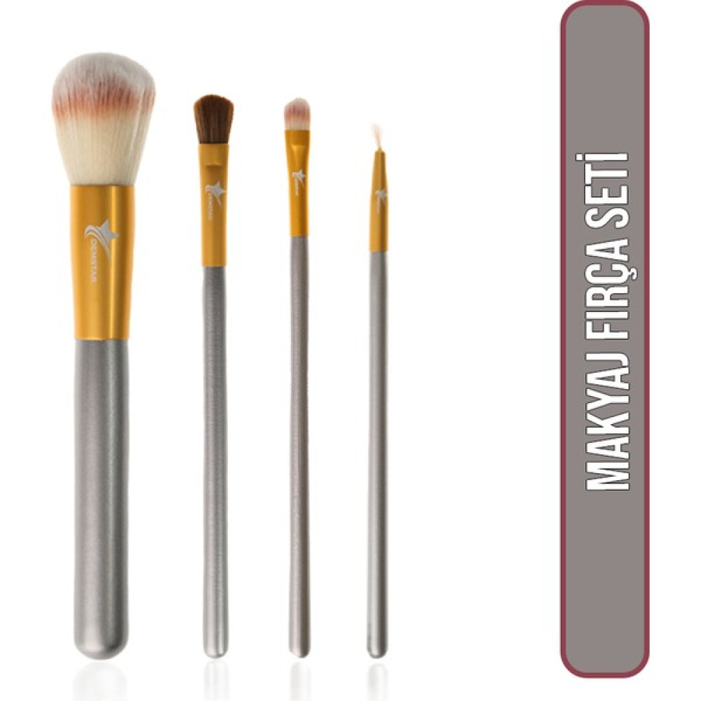 Demstar Professinal Makeup Brush Champagne Serisi 4'Lü Set (No:13-18-20-21) Makyaj Fırça Seti - Renkli Oto Boyaları Fiyatı