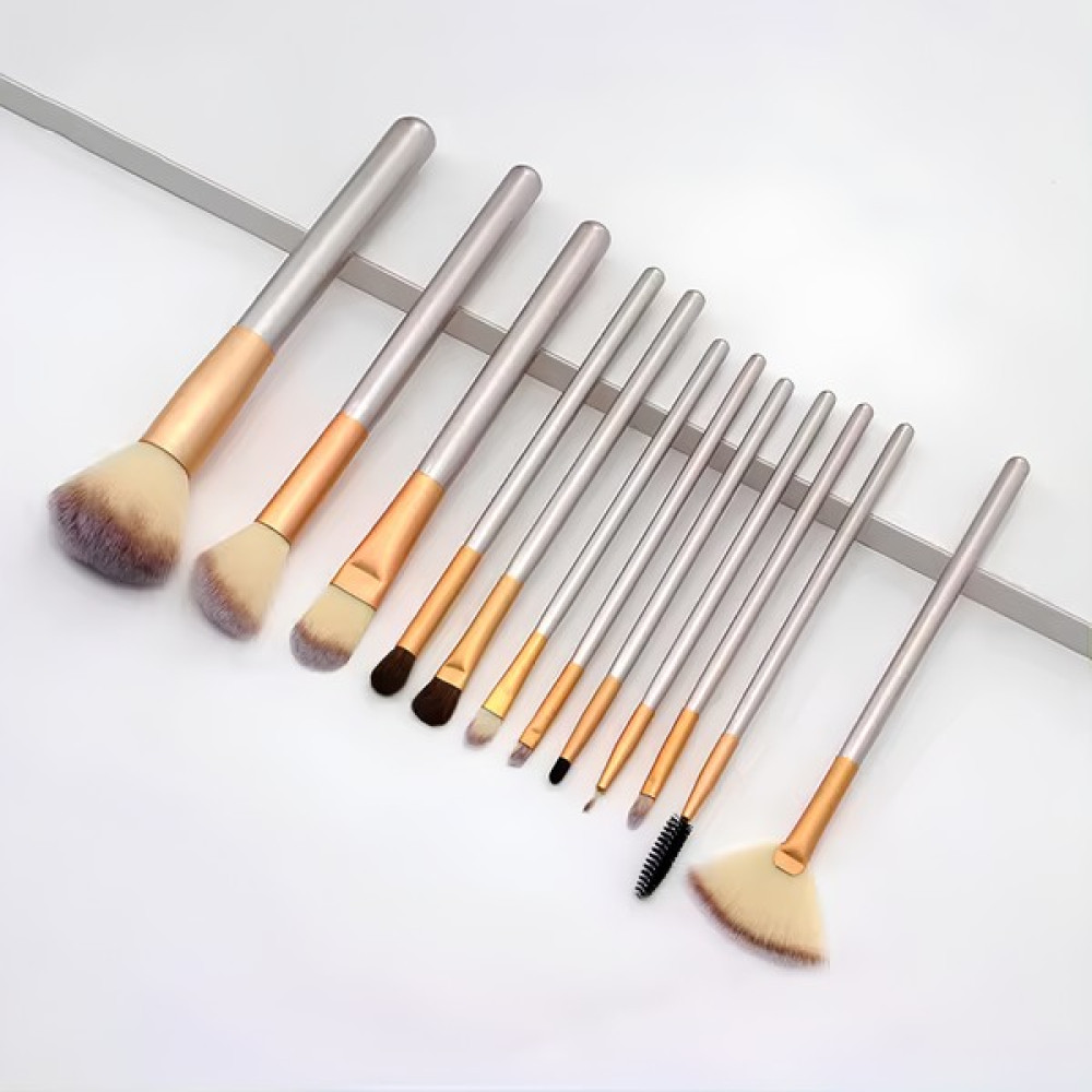 Demstar Professional Makeup Brush Champagne Serisi 12'Li Makyaj Fırça Seti Oto Boyaları Fiyatı