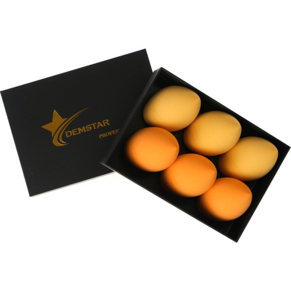 Demstar Professional Makeup Sponge 6'Lı Makyaj Süngeri Seti (3 Sarı-3 Turuncu) Oto Boyaları Fiyatı