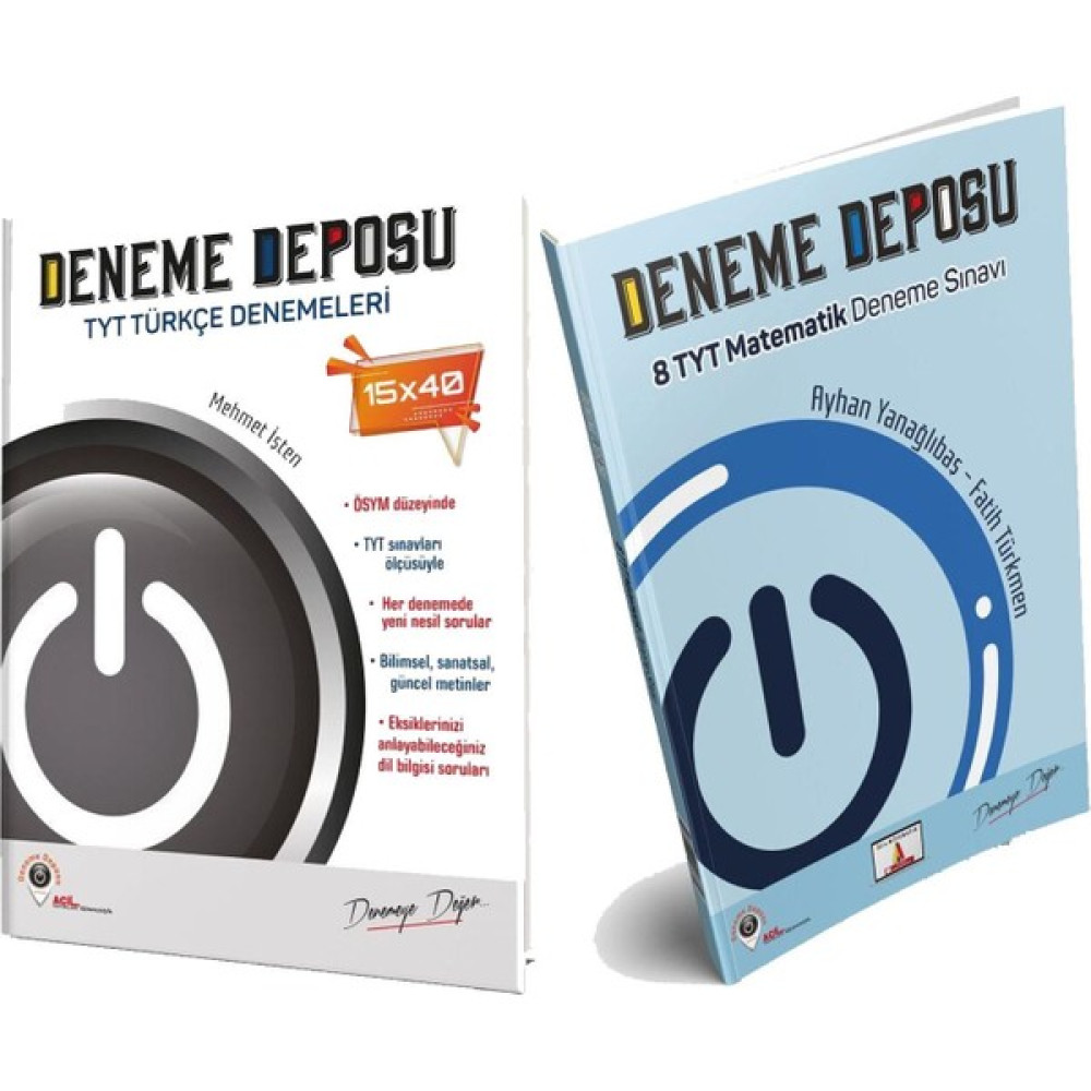 Deneme Deposu Tyt Türkçe ve Matematik Deneme Seti 2 Kitap Temel Yeterlilik Testi (TYT) Fiyatı