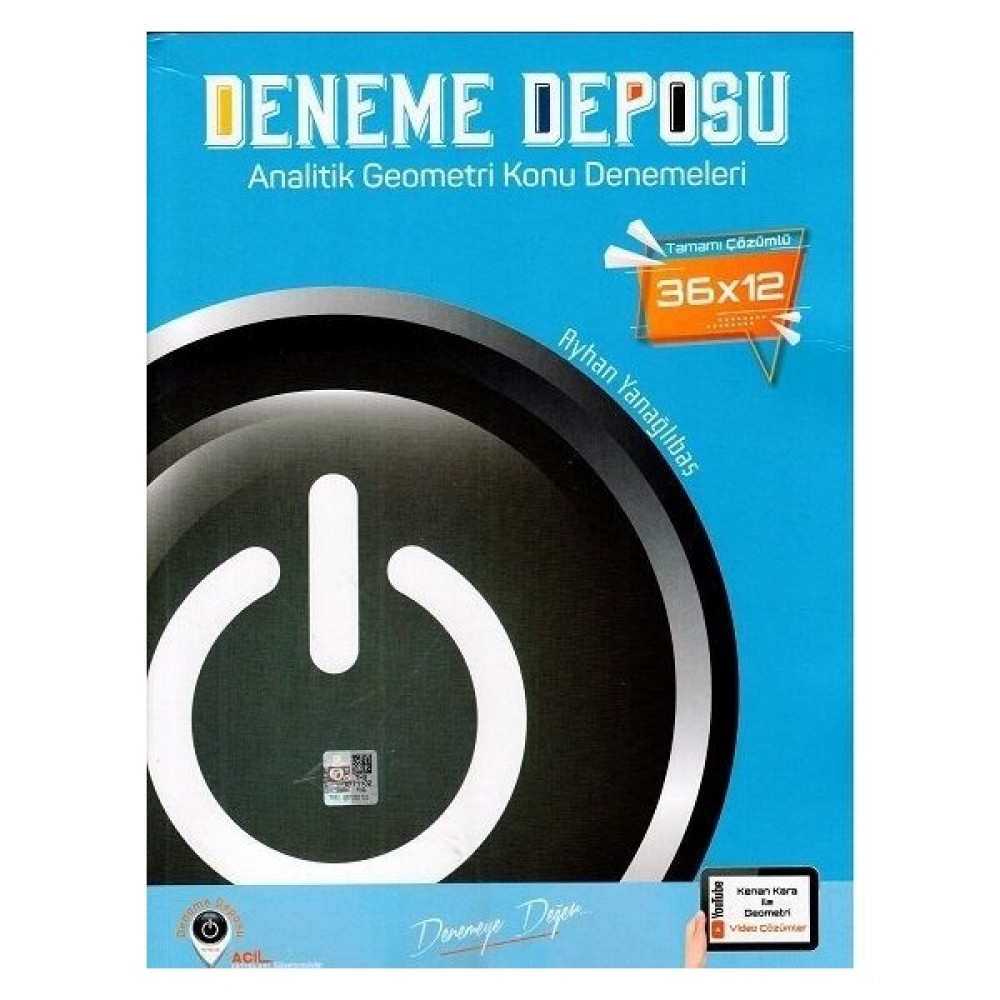 Deneme Deposu Yayınları AYT Analitik Geometri Konu Denemeleri Temel Yeterlilik Testi (TYT) Fiyatı