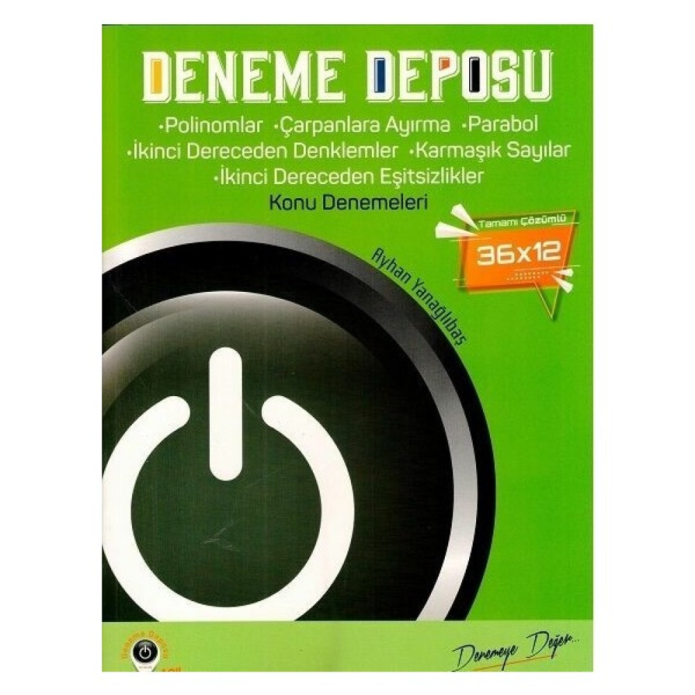 Deneme Deposu Yayınları AYT Polinom Çarpanlara Ayırma Konu Denemeleri Temel Yeterlilik Testi (TYT) Fiyatı