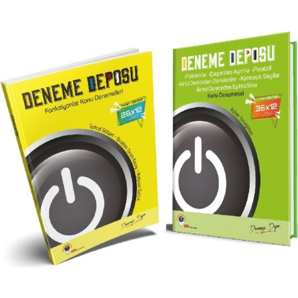 Deneme Deposu Yayınları Deneme Deposu Tyt Fonksiyonlar + Ayt Polinomlar Çarpanlara Ayırma 2 Li Deneme Seti Temel Yeterlilik Testi (TYT) Fiyatı