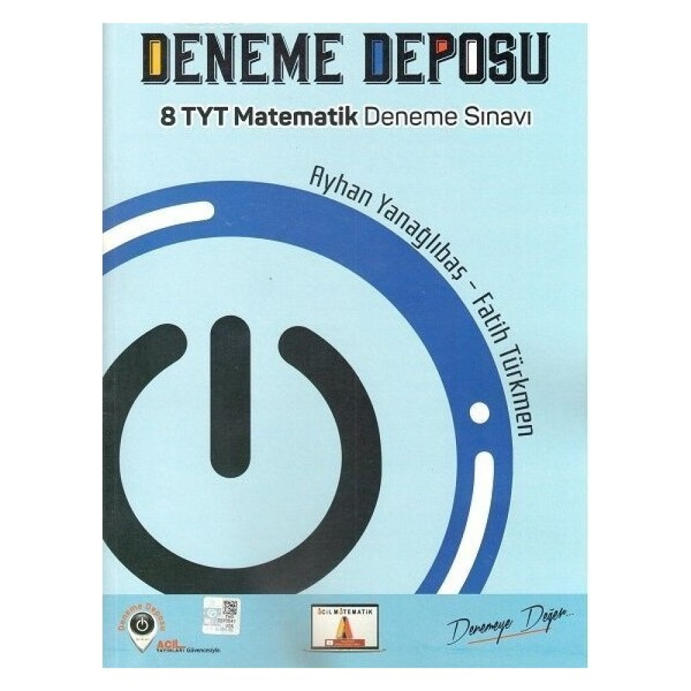 Deneme Deposu Yayınları TYT Matematik 8 Denemeleri Temel Yeterlilik Testi (TYT) Fiyatı