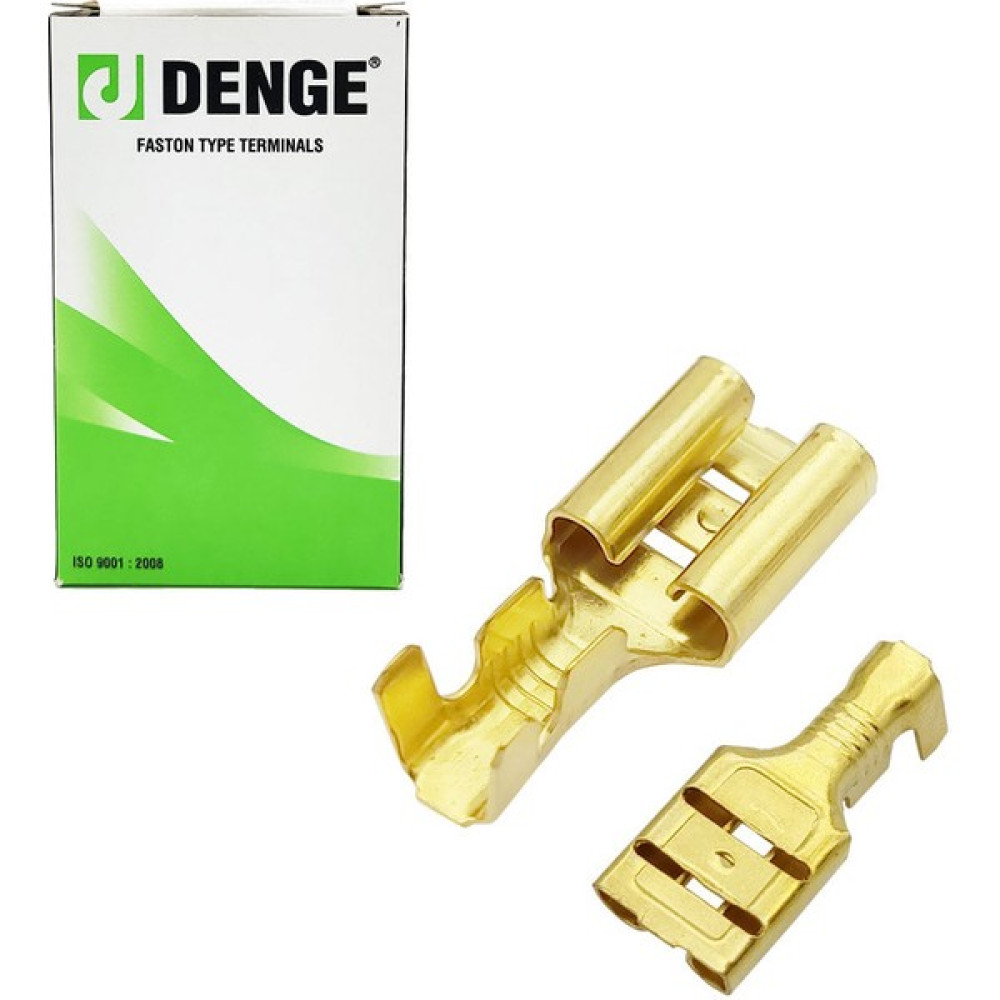 Denge 9.8mm Kablo Ucu Dişi Terminal Sarı Kablo Pabuç Paket Içeriği 100 Adet Elektrikli El Aletleri Fiyatı