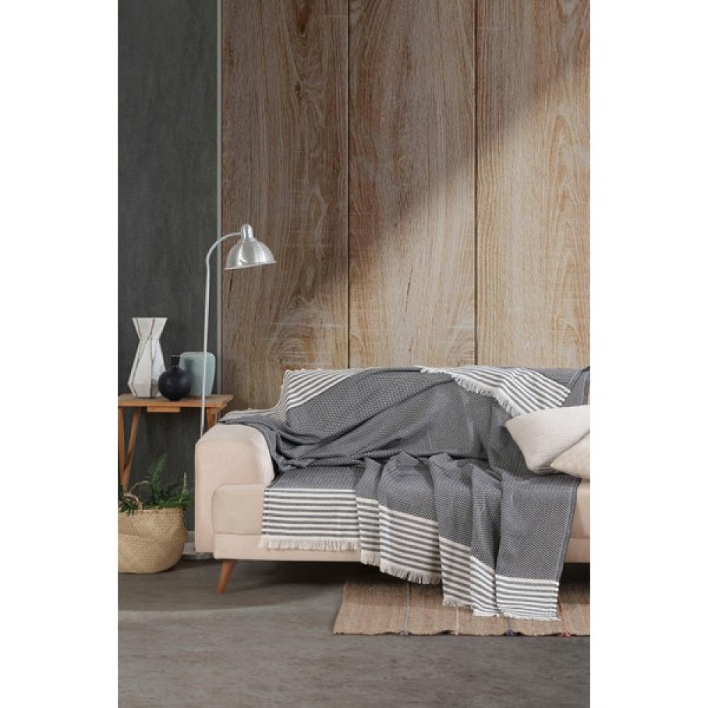 Denia Home Line Koltuk Örtüsü - Koltuk Şalı - 170 x 200 cm - Siyah Koltuk & Kanepe Örtüsü Fiyatı