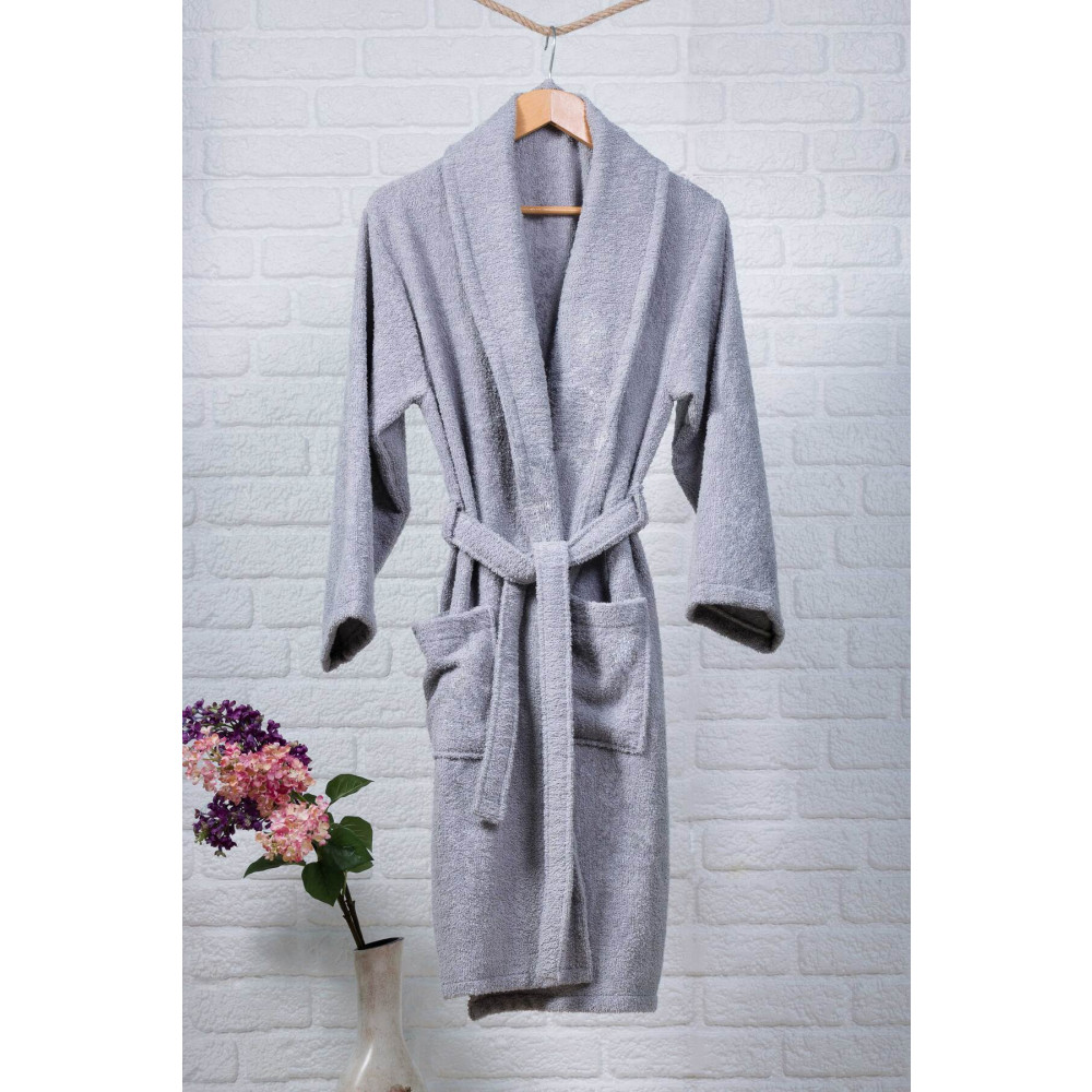 Denia Home Unisex Gri Bornoz L Beden Bornoz Fiyatı