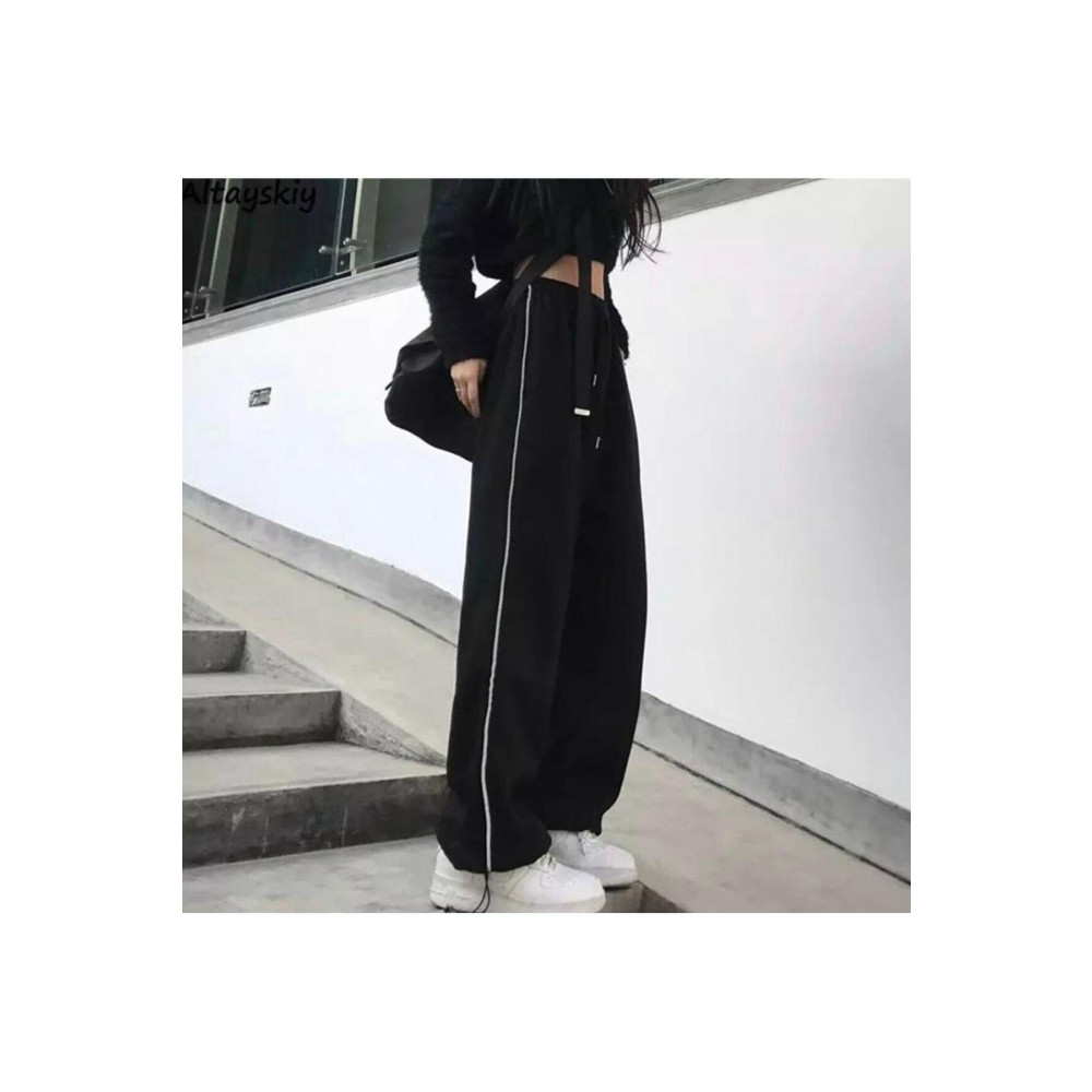 DENİKK Harajuku Zip Detail Black Tracksuit Oversize Eşofman Altı M Beden Kadın Eşofman Fiyatı