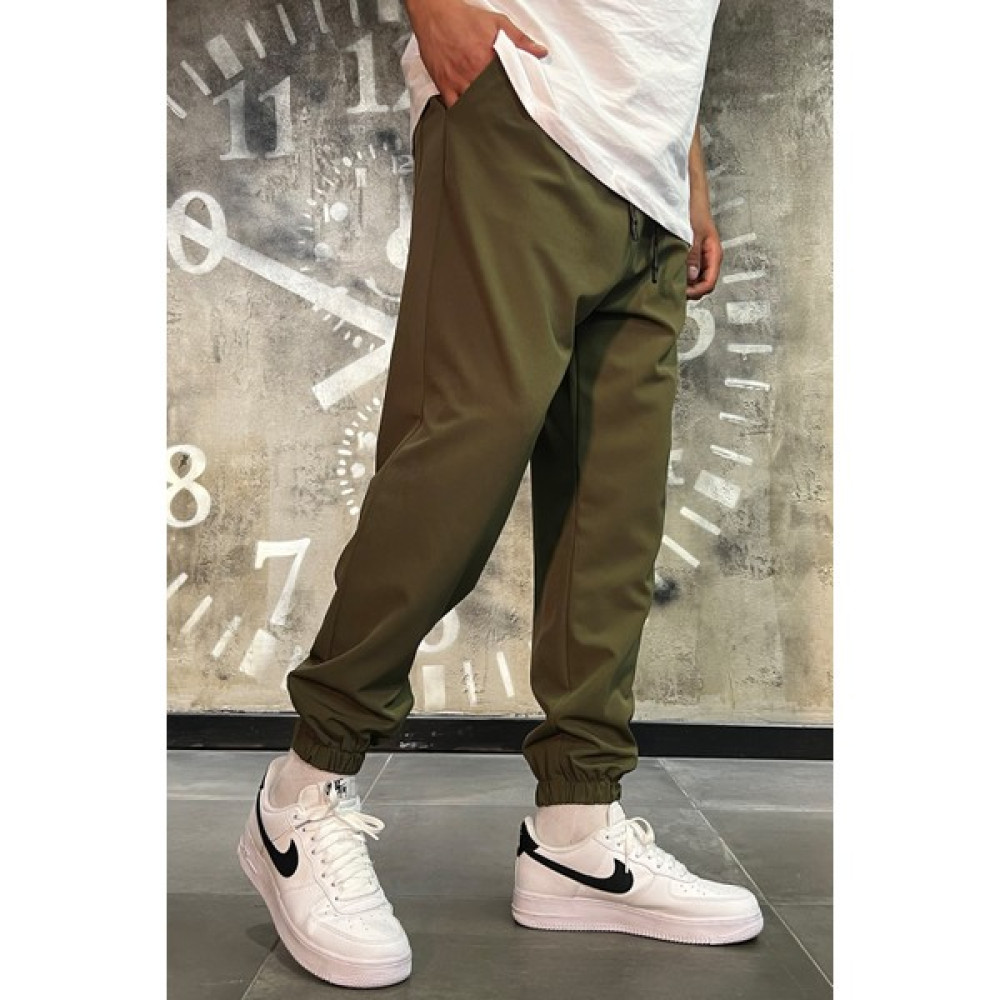 Denim Republic Erkek Haki Kalın Kumaş Bol Jogger Pantolon Erkek Pantolon Fiyatı