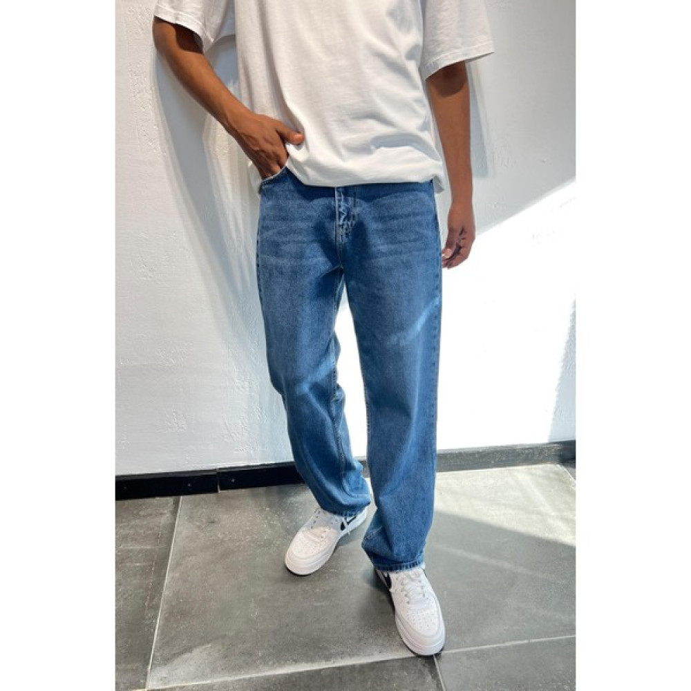 Denim Republic Erkek Mavi Baggy Pantolon Jean Erkek Pantolon Fiyatı
