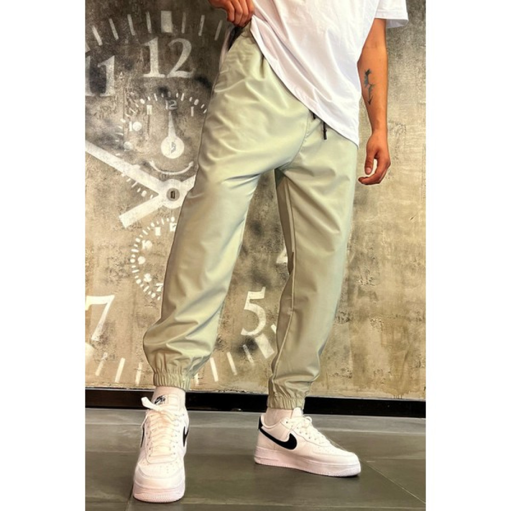 Denim Republic Erkek Mint Basic Ince Kumaş Bol Jogger Pantolon Erkek Pantolon Fiyatı