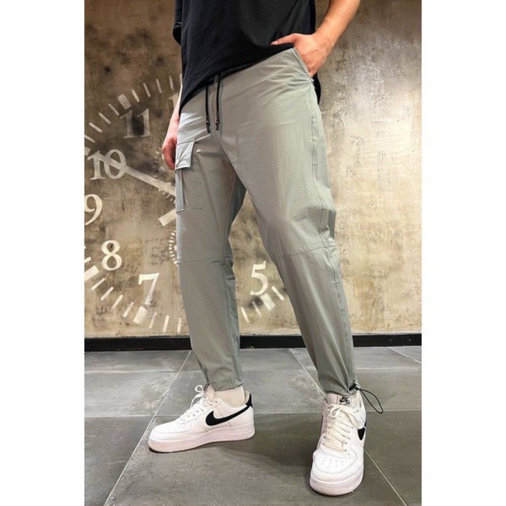 Denim Republic Erkek Mint Boyfriend Bol Kesim Naylon Paraşüt Jogger Pantolon Erkek Pantolon Fiyatı