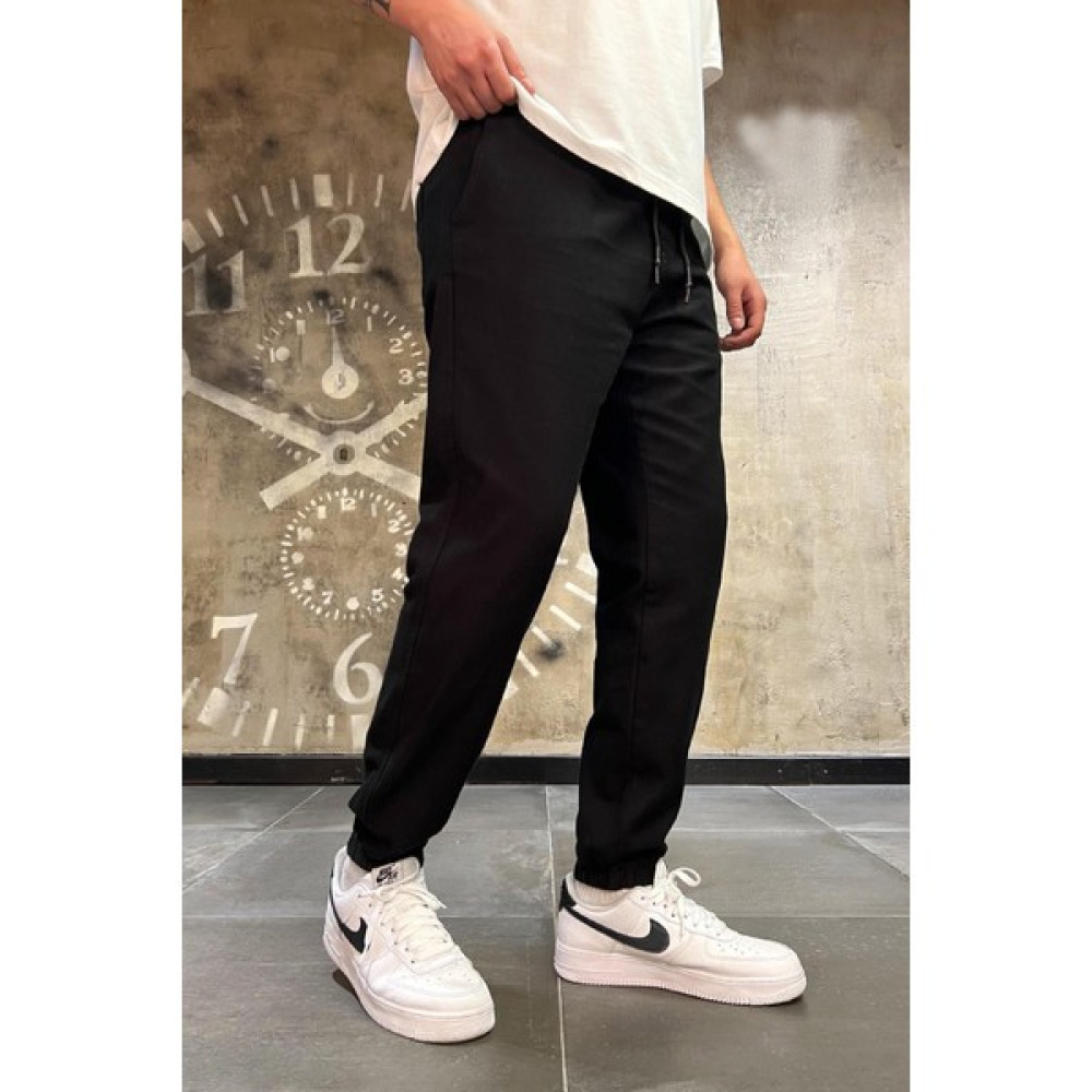 Denim Republic Erkek Siyah Jogger Kot Pantolon Kalın Kumaş Erkek Pantolon Fiyatı